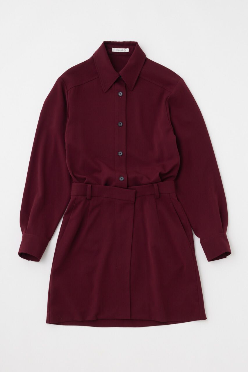 MOUSSY「SHIRT MINI COMBI ドレス」|ワンピース|