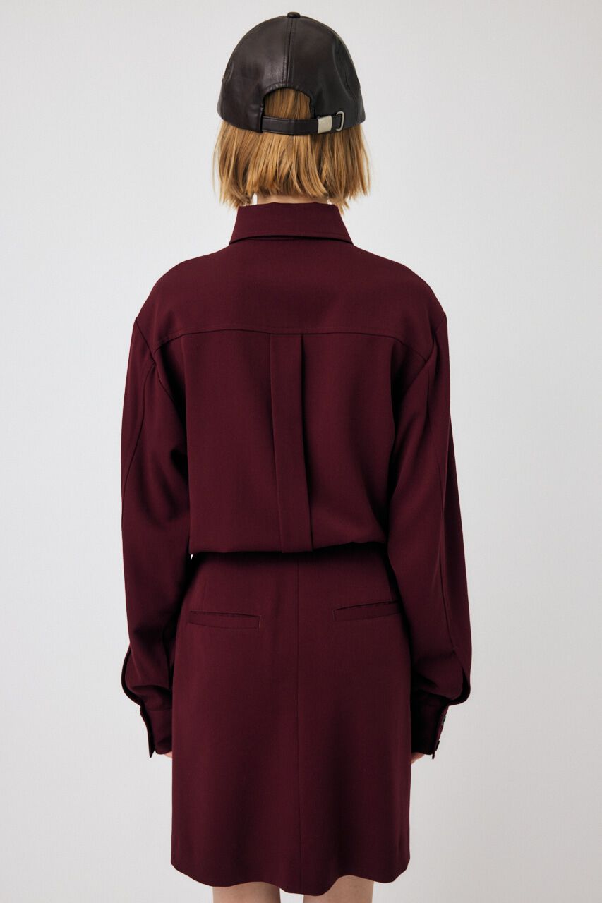 MOUSSY「SHIRT MINI COMBI ドレス」|ワンピース|