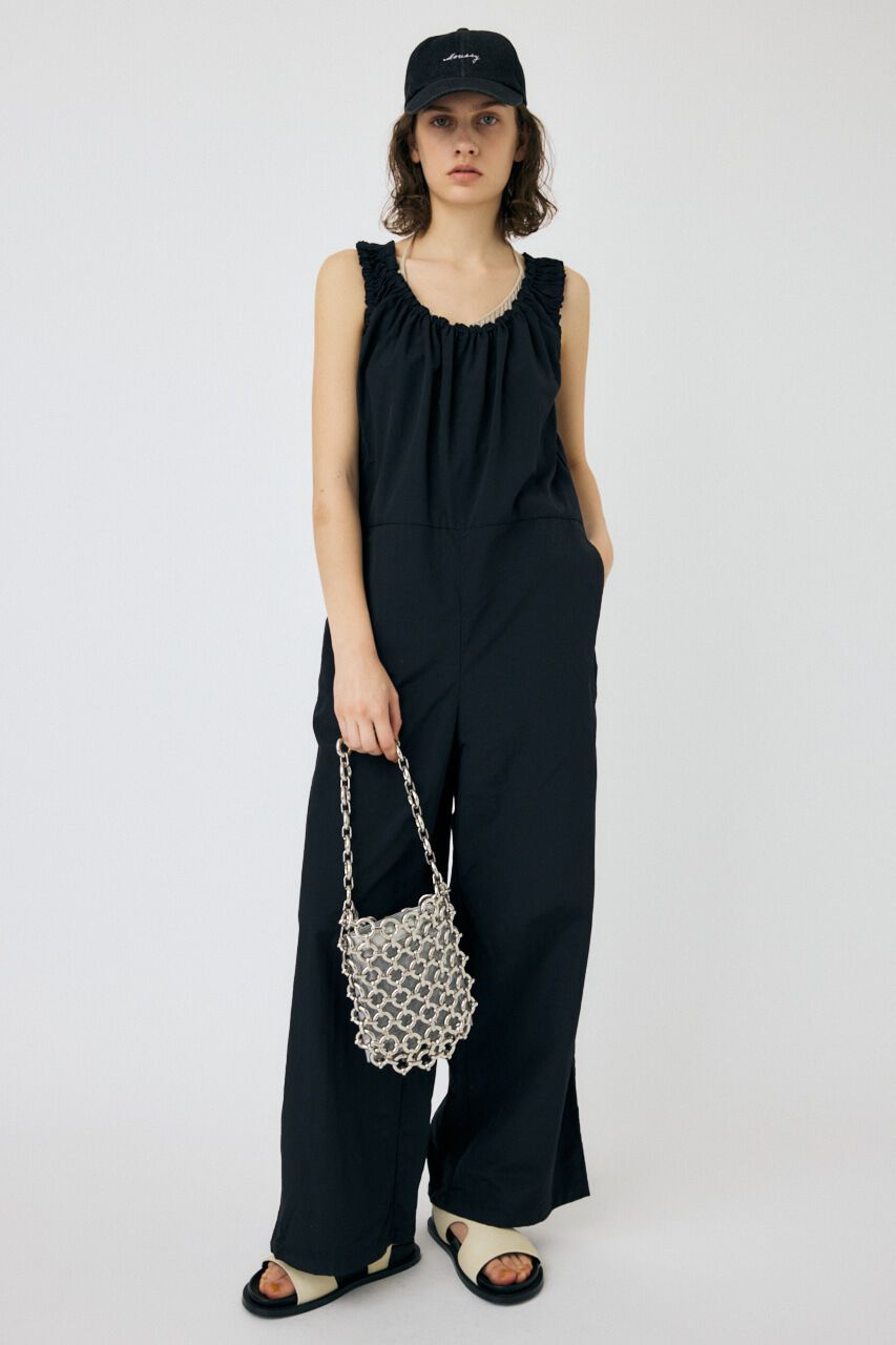 MOUSSY「GATHERED V NECK LIGHT オールインワン」|その他|