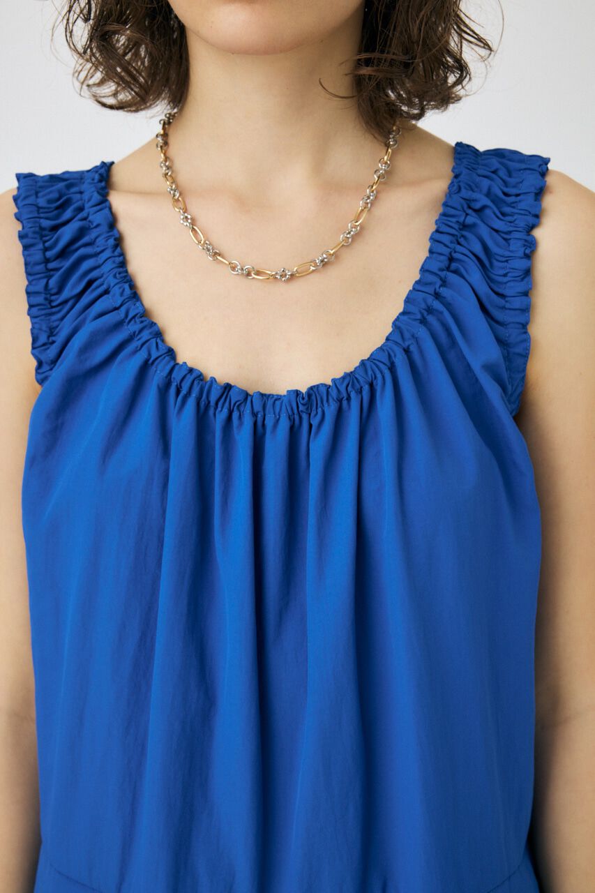 MOUSSY「GATHERED V NECK LIGHT オールインワン」|その他|