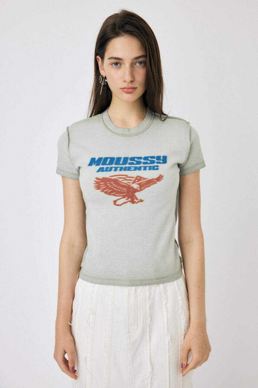 MOUSSY「BLEEDING INK MOUSSY Tシャツ」|Tシャツ・カットソー|