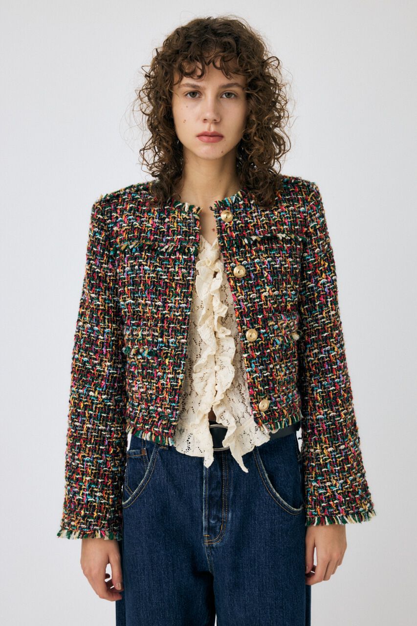 MOUSSY「COMPACT TWEED ジャケット」|その他|