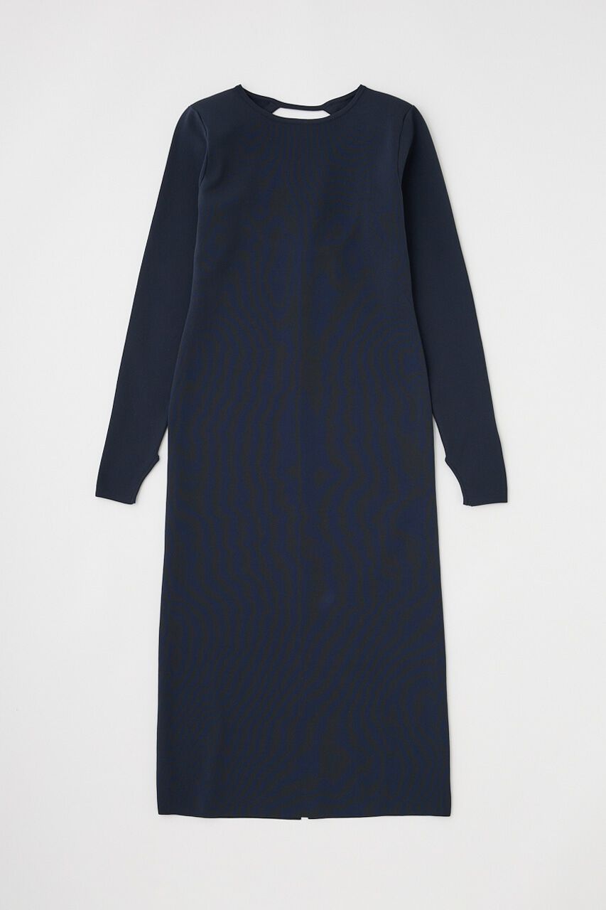 MOUSSY「バックオープンニットワンピース　リサイクルポリエステル使用」|ワンピース|