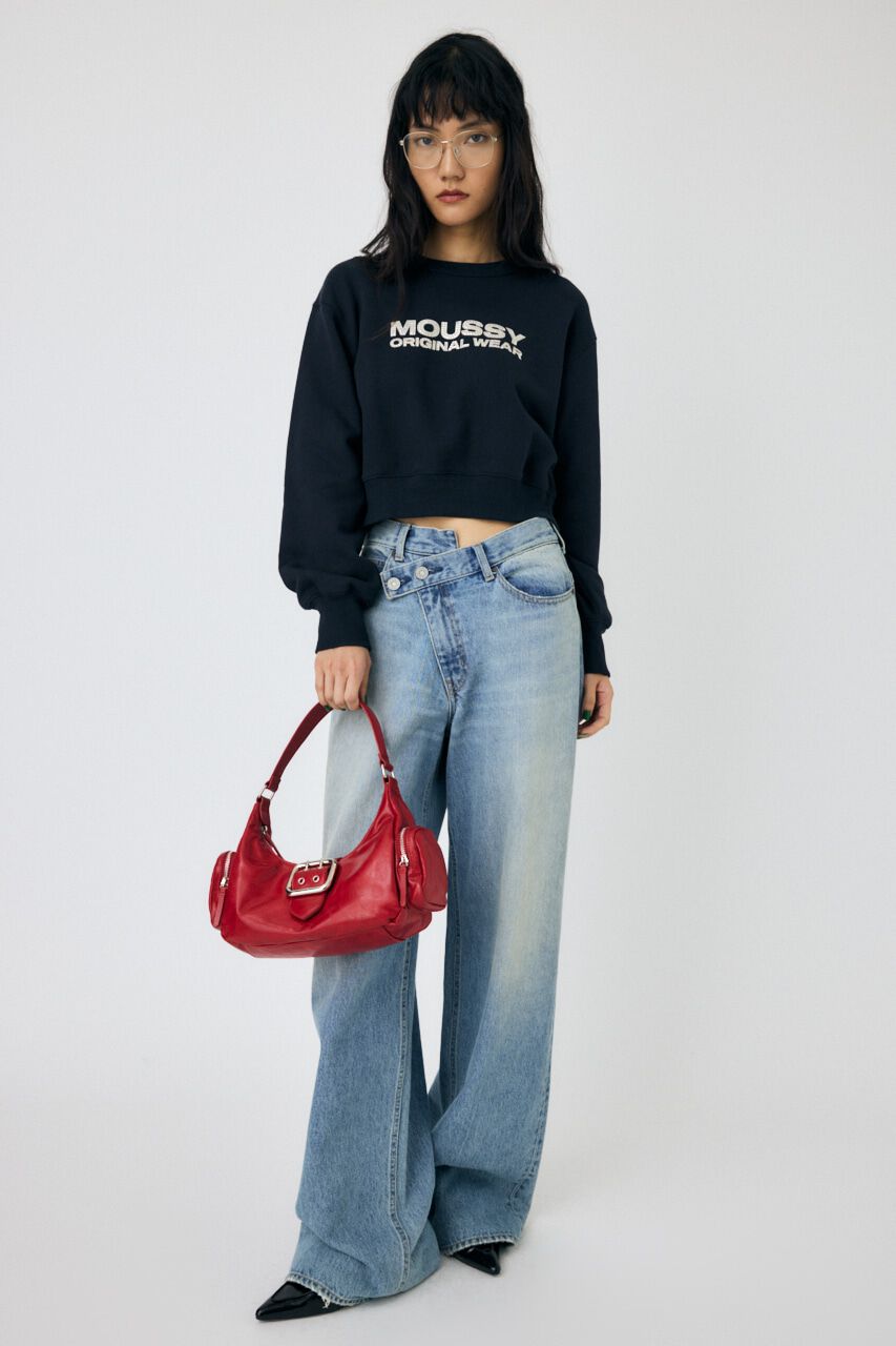 MOUSSY「RHINESTONE MOUSSY プルオーバー」|パーカー|