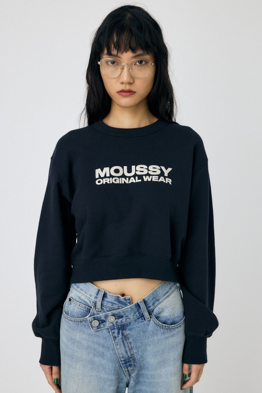 MOUSSY「RHINESTONE MOUSSY プルオーバー」|パーカー|