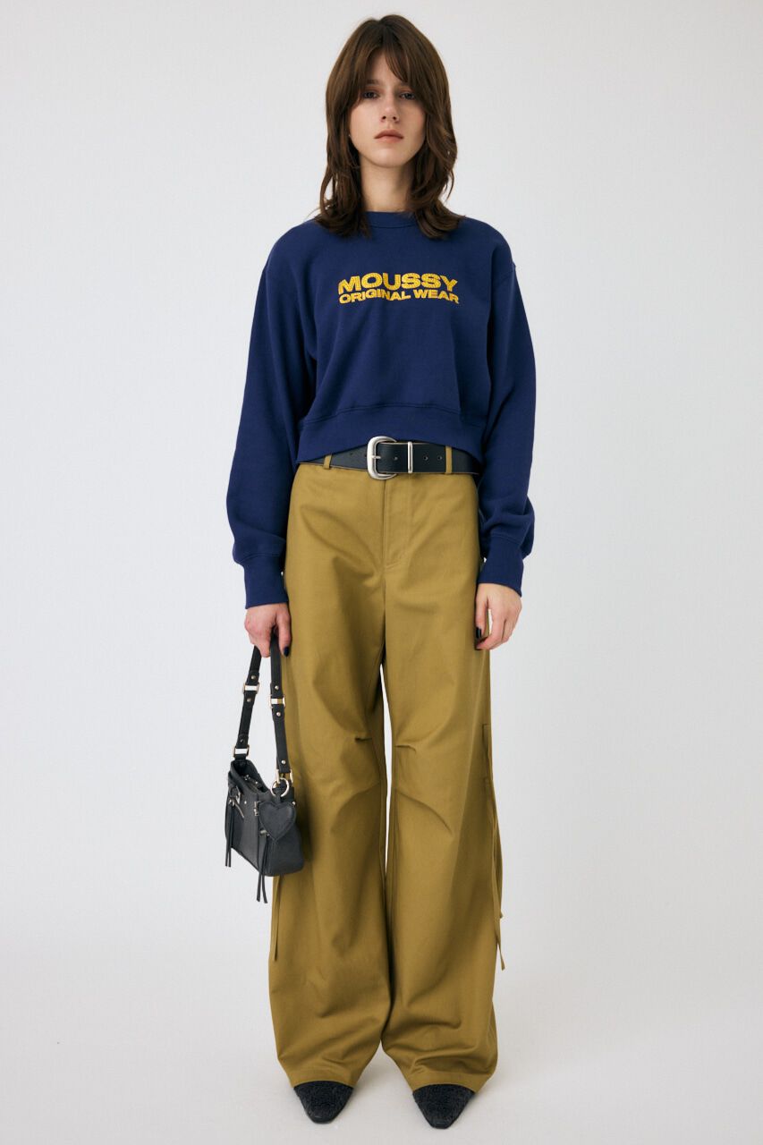 MOUSSY「RHINESTONE MOUSSY プルオーバー」|パーカー|