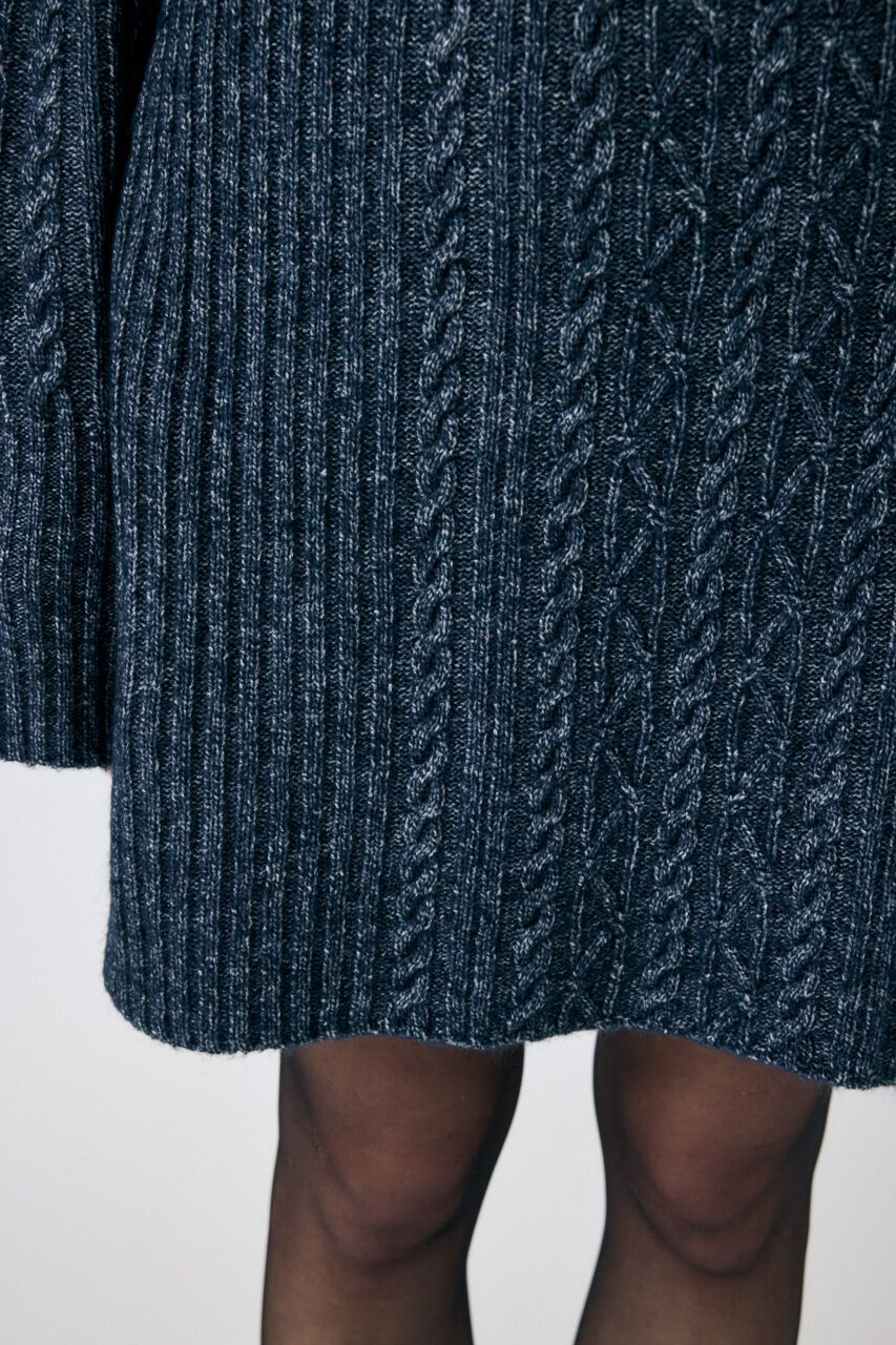 MOUSSY「RIB CABLE ミニスカート」|スカート|