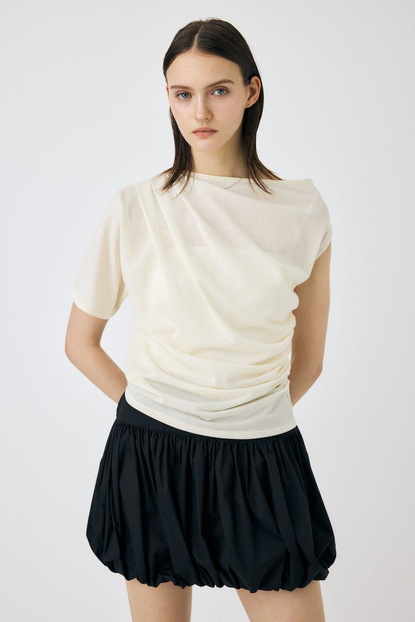 MOUSSY「ONE SHOULDER シアー TEE」|Tシャツ・カットソー|IVOY3