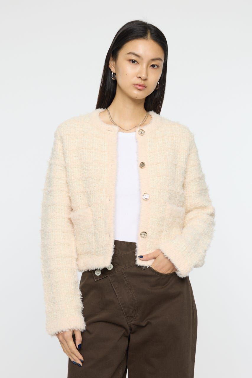 COMPACT KNIT TWEED ジャケット（MOUSSY）｜ルミネのファッション通販