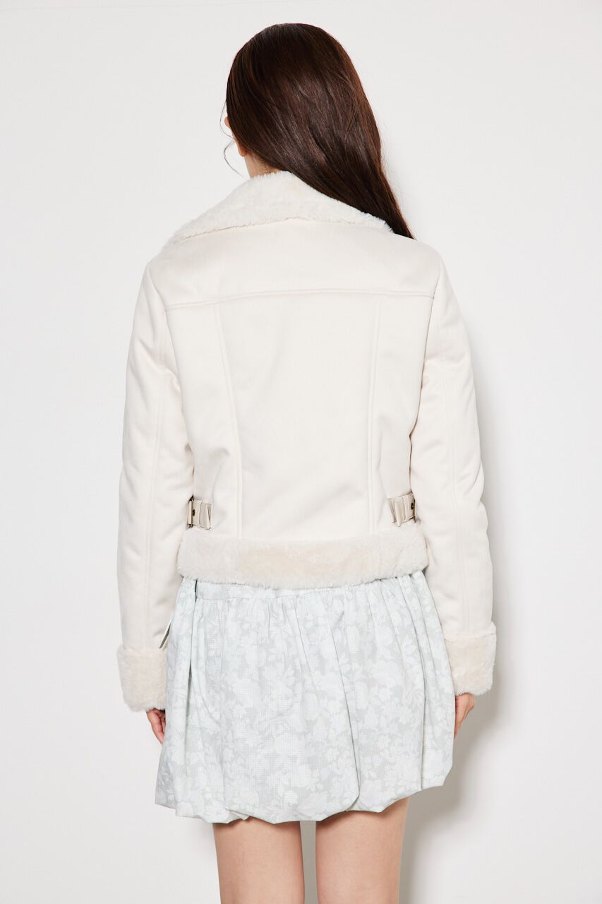 rienda「フェイクファーライダースムートンJK」|その他|