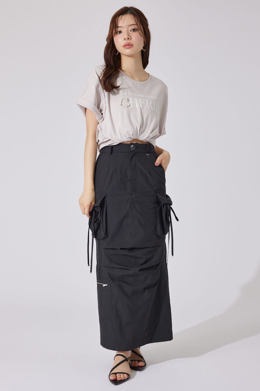 rienda「パールロゴビッグTシャツ」|Tシャツ・カットソー|