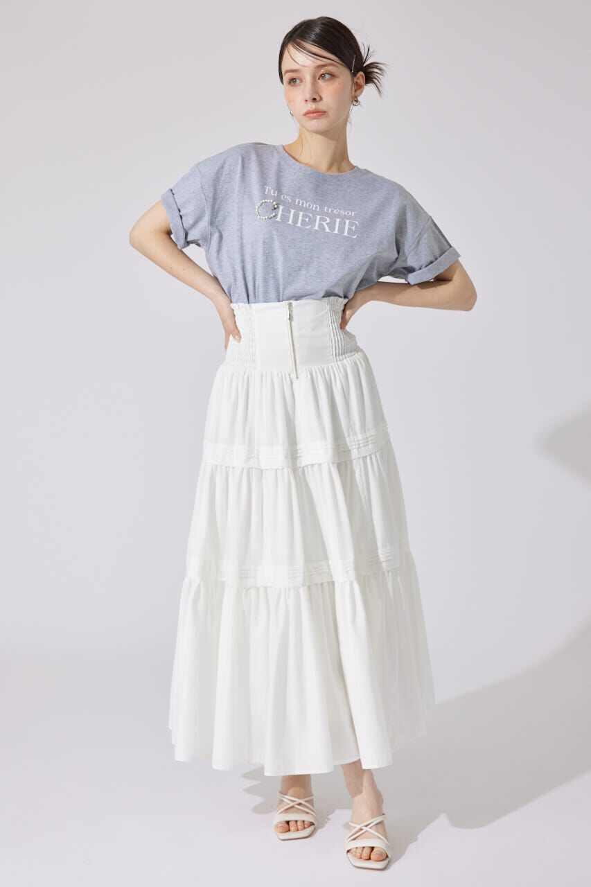 rienda「パールロゴビッグTシャツ」|Tシャツ・カットソー|