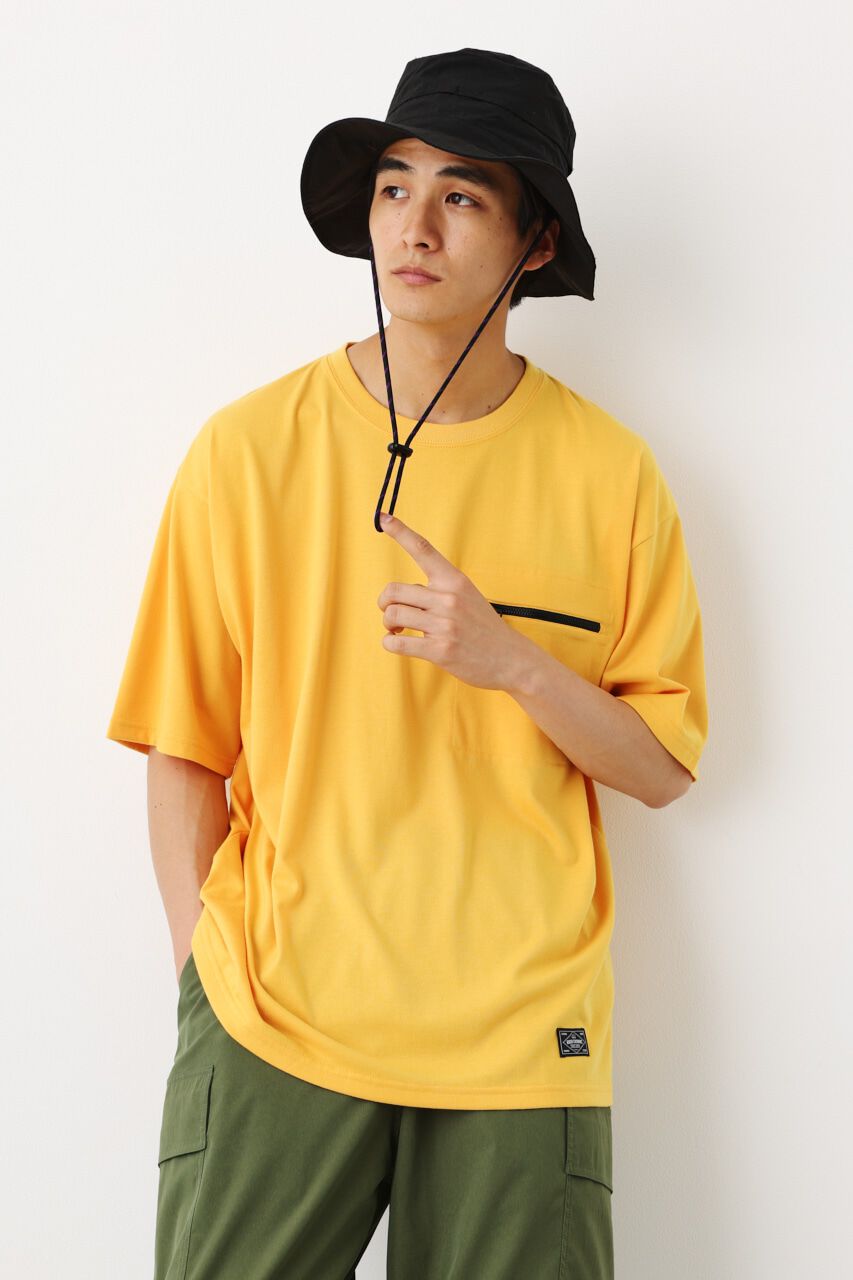 RODEO CROWNS「TRI-FUNCTION ファスナーポケットTシャツ」|Tシャツ・カットソー|YEL