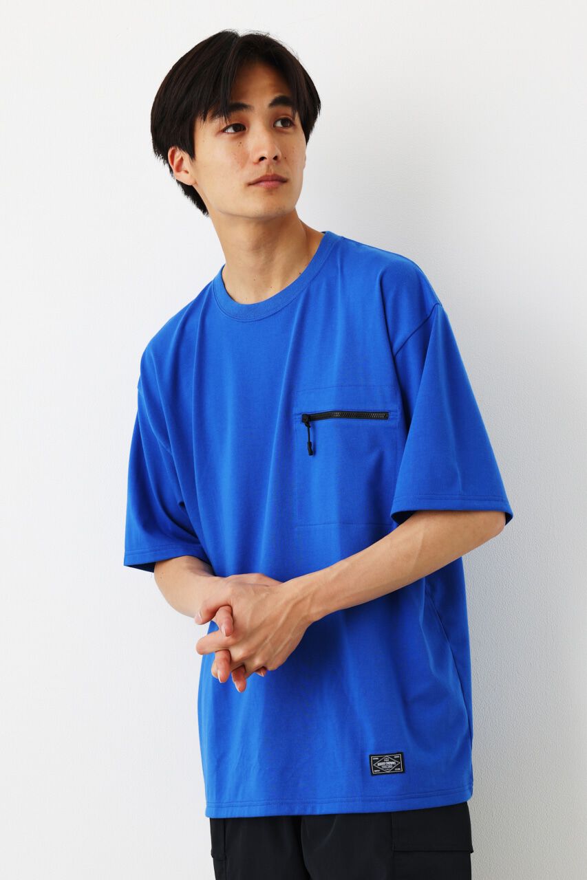 RODEO CROWNS「TRI-FUNCTION ファスナーポケットTシャツ」|Tシャツ・カットソー|BLU