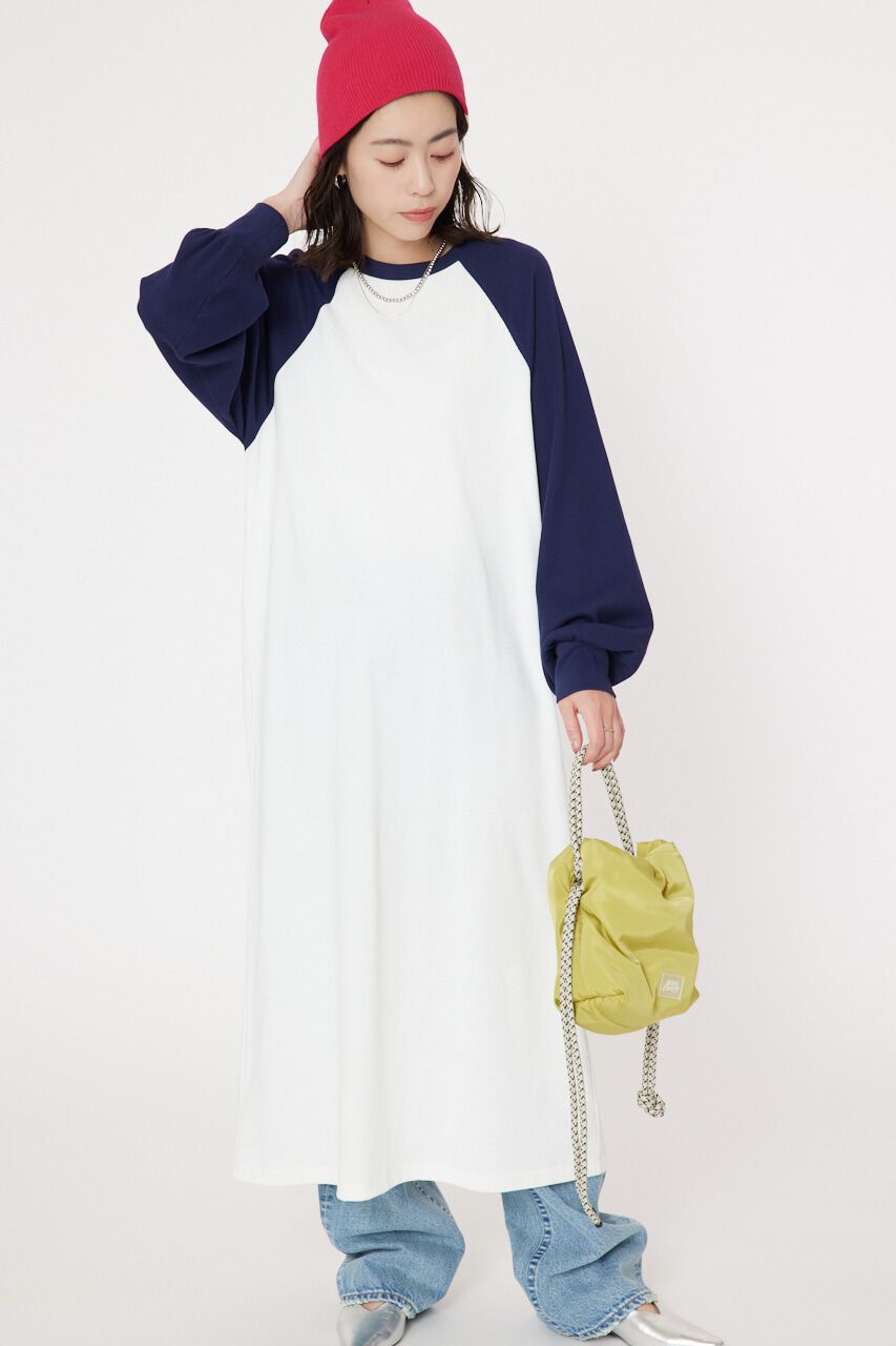 RODEO CROWNS「ラグランマキシワンピース」|ワンピース|