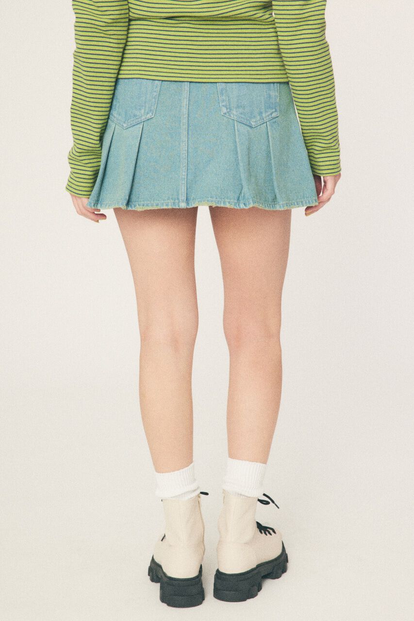 RODEO CROWNS「デニムプリーツミニスカート」|スカート|