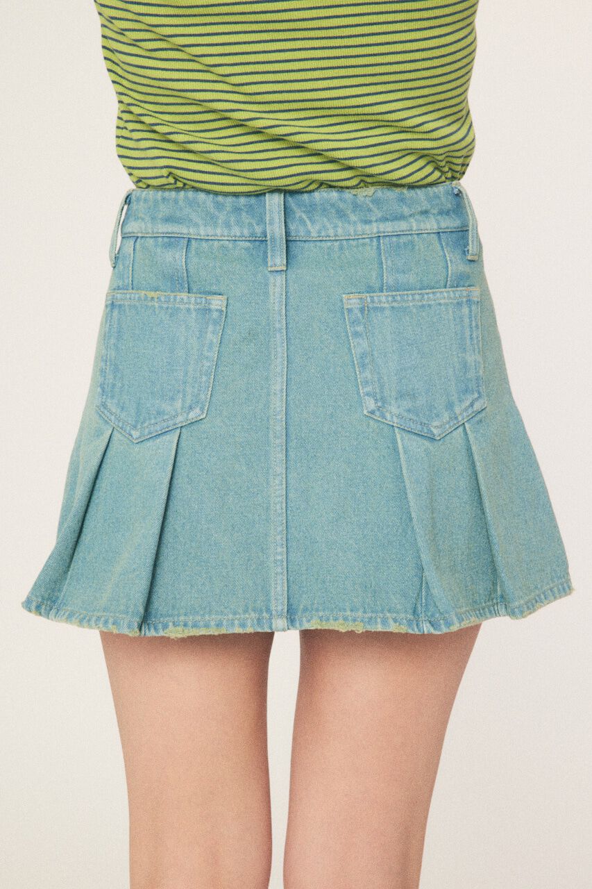 RODEO CROWNS「デニムプリーツミニスカート」|スカート|