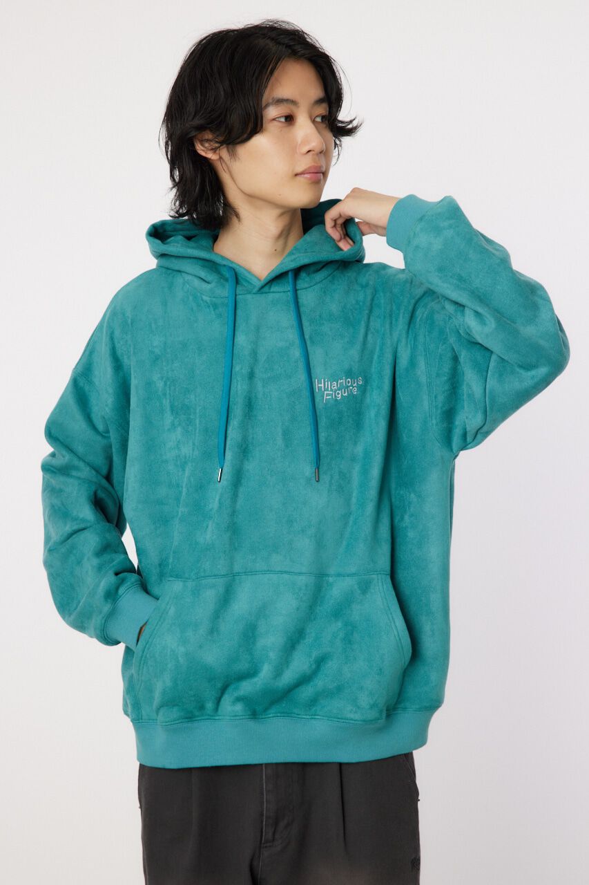 RODEO CROWNS「faux suede backboa フーディー」|パーカー|
