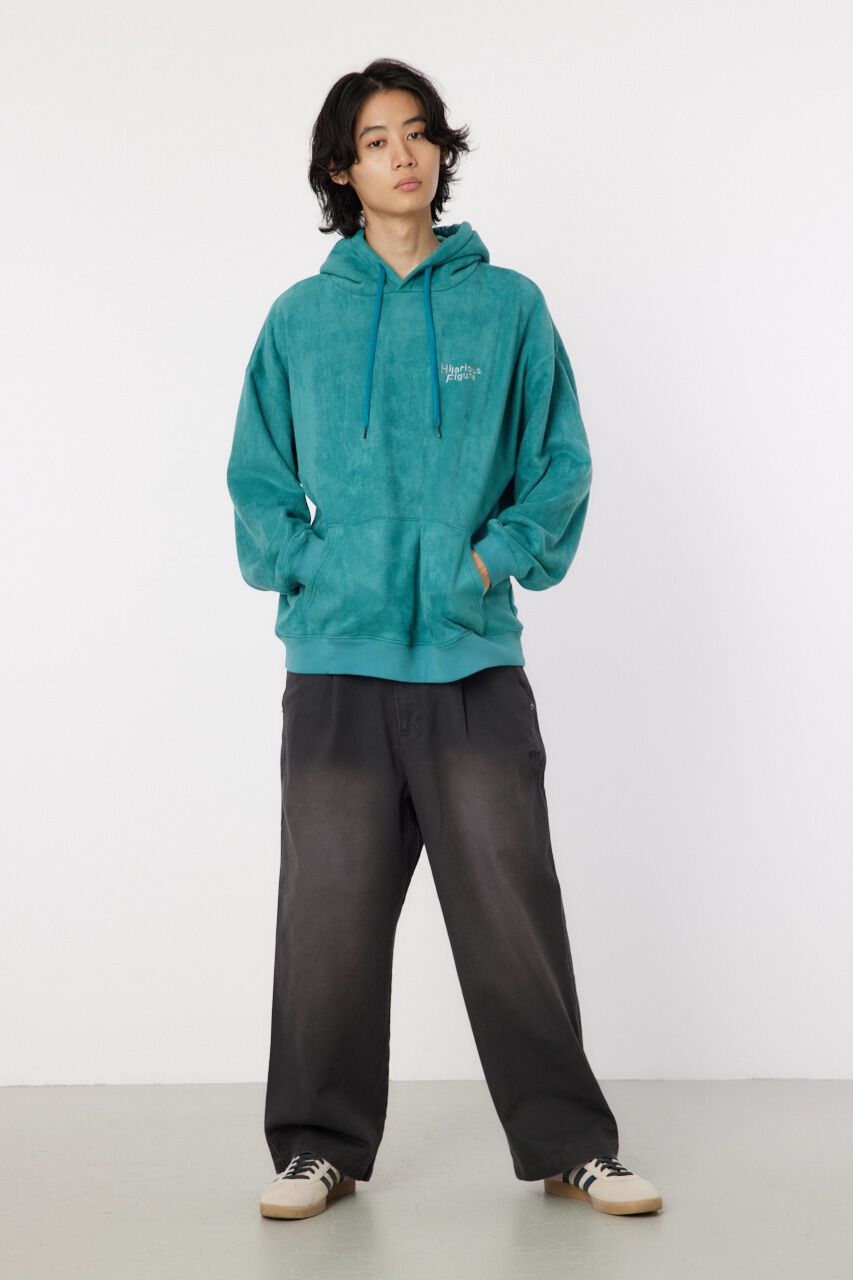 RODEO CROWNS「faux suede backboa フーディー」|パーカー|