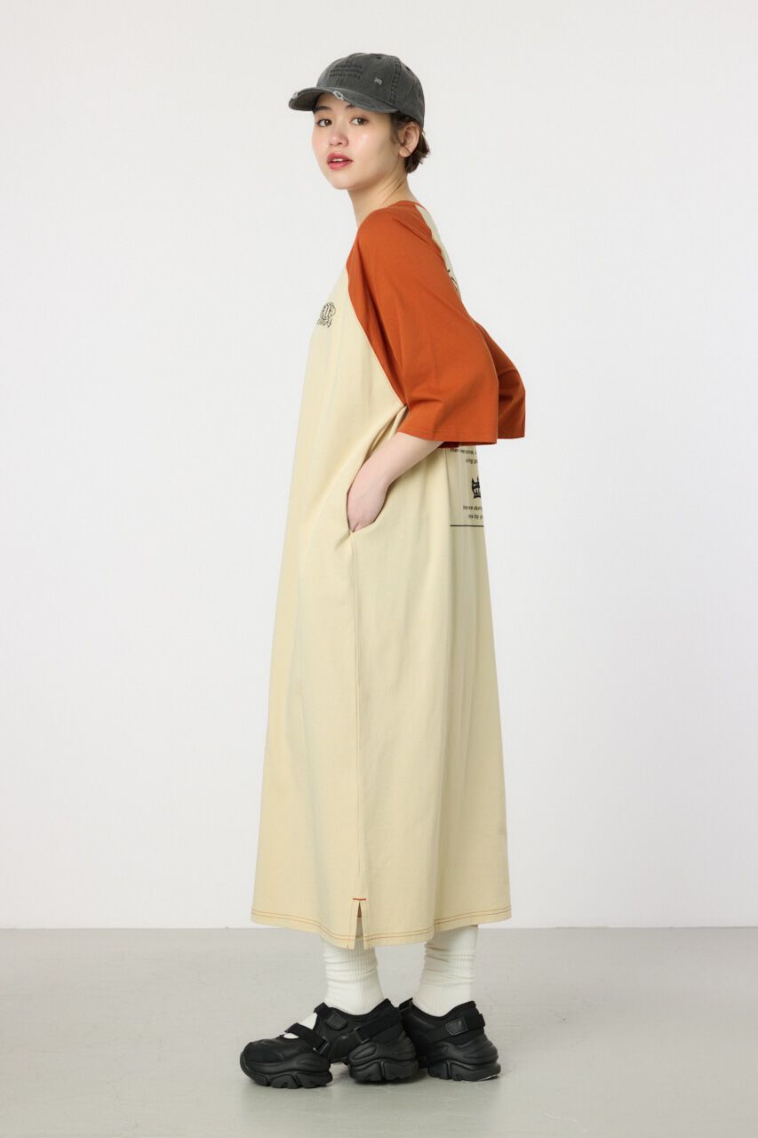 RODEO CROWNS「ロゴラグランスリーブワンピース」|ワンピース|