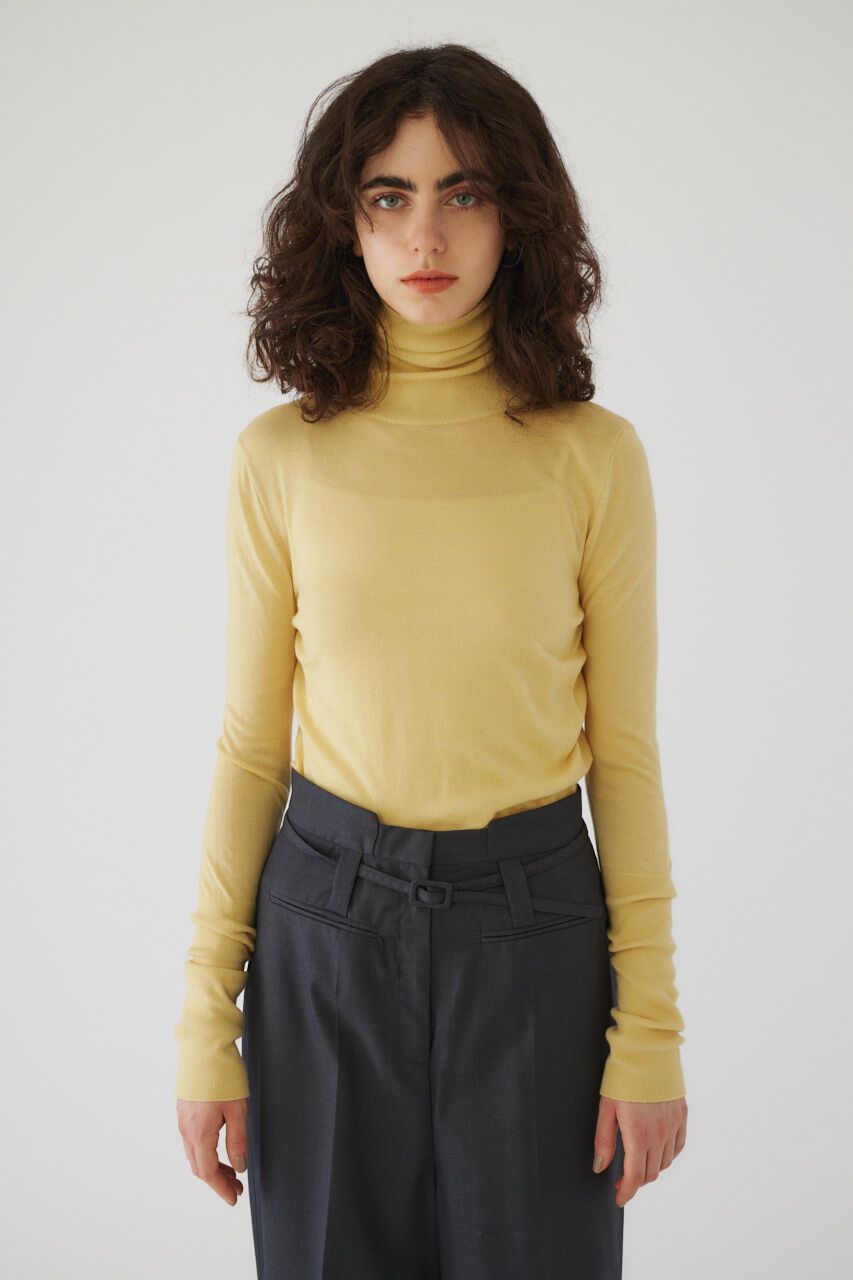 RIM.ARK 「High gauge fit knit」|ニット・セーター|L/YEL1