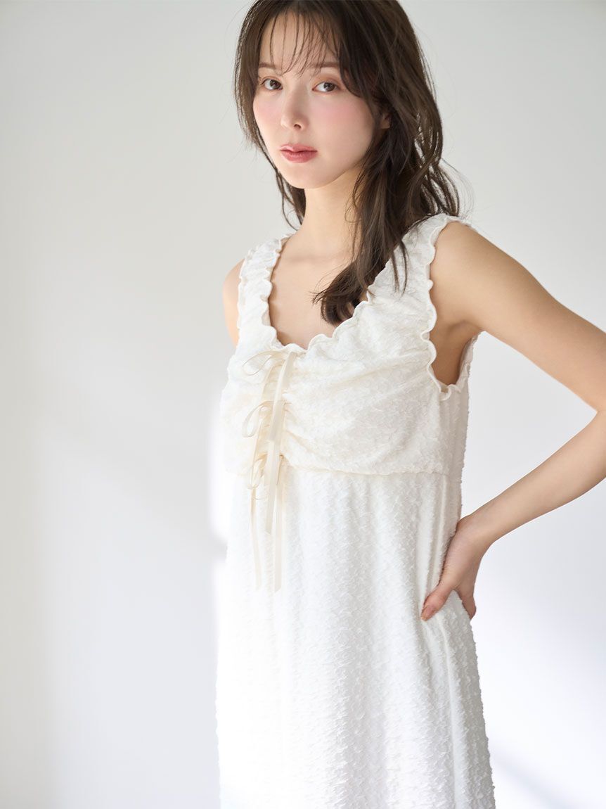 SNIDEL HOME「ポップコーンワンピース」|ルームウェア|