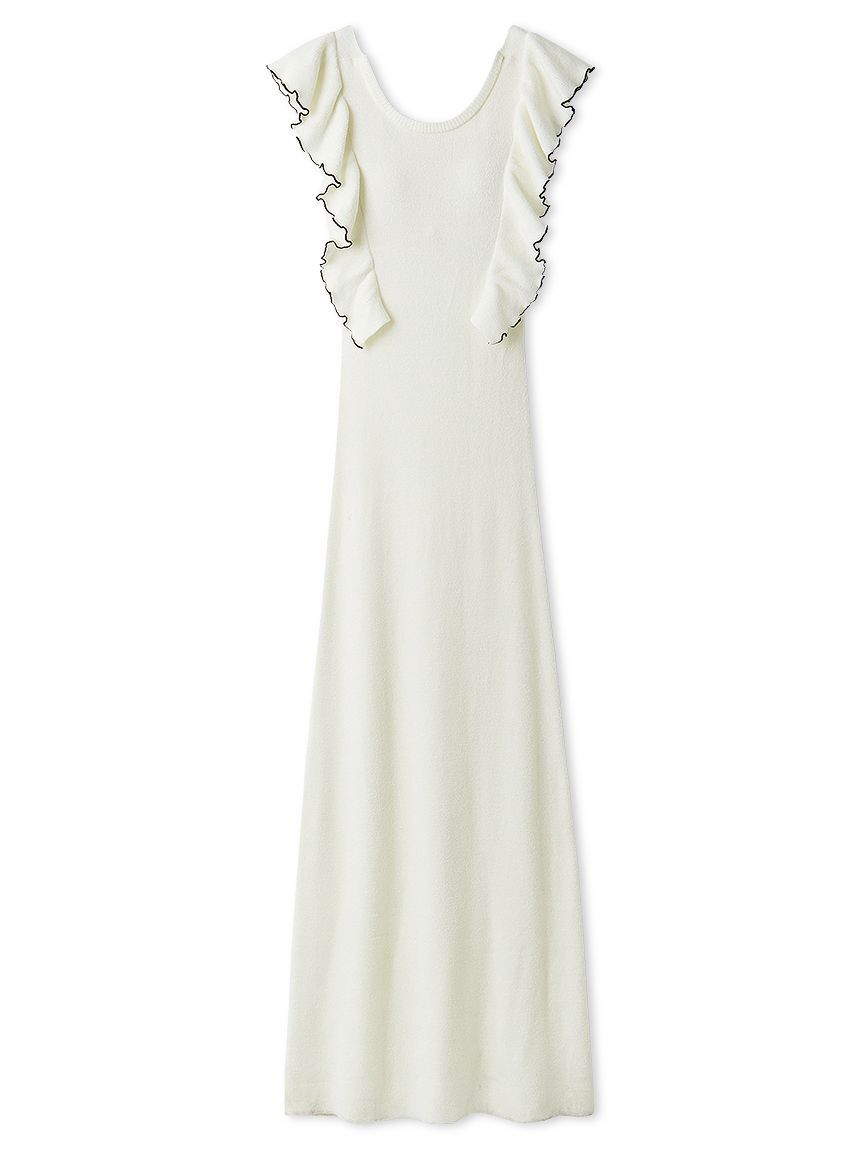 SNIDEL HOME「フリルニットワンピース」|ルームウェア|