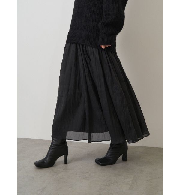 ELENDEEK「BRUSHED YARN KNIT DOCKING OP」|ワンピース|