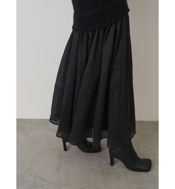 ELENDEEK「BRUSHED YARN KNIT DOCKING OP」|ワンピース|