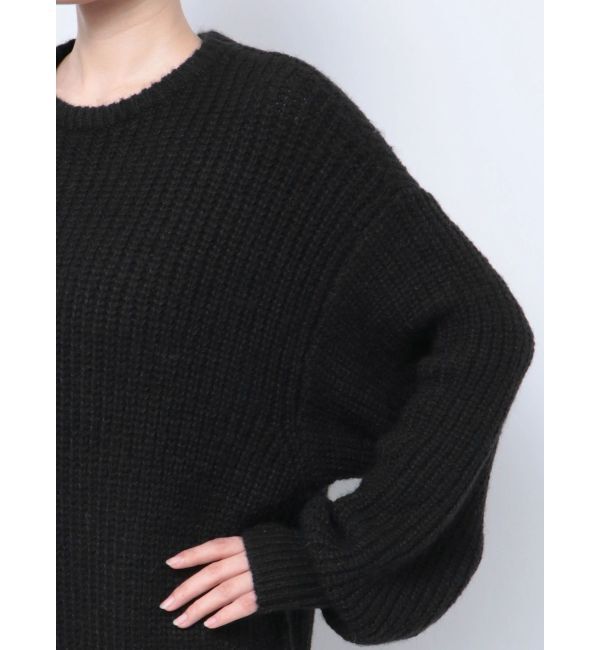 ELENDEEK「BRUSHED YARN KNIT DOCKING OP」|ワンピース|