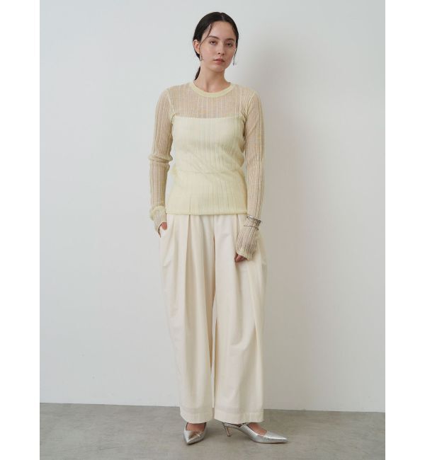 ELENDEEK「SHEER RIB KT」|ニット・セーター|