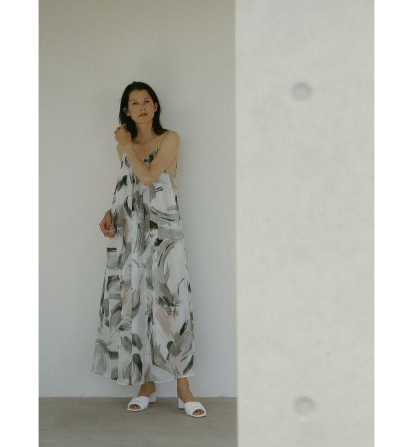 ELENDEEK「PAINTING PATTERN CAMI OP」|ワンピース|