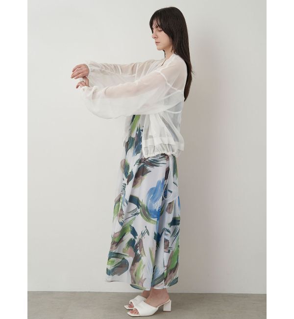 ELENDEEK「PAINTING PATTERN CAMI OP」|ワンピース|