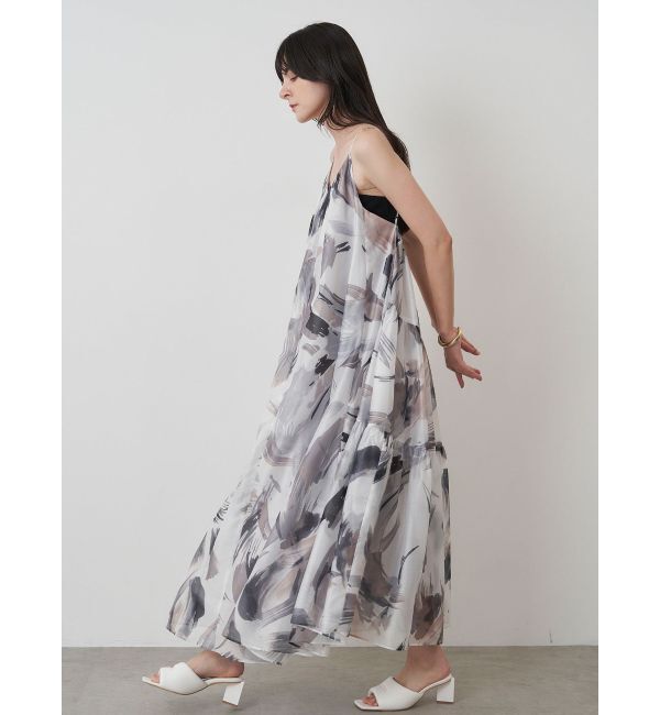 ELENDEEK「PAINTING PATTERN CAMI OP」|ワンピース|