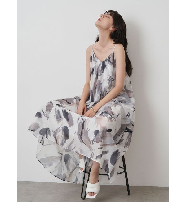 ELENDEEK「PAINTING PATTERN CAMI OP」|ワンピース|