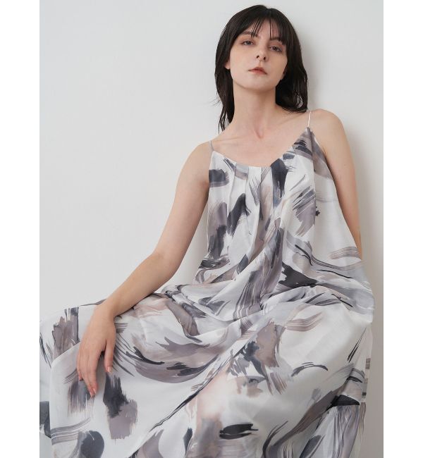 ELENDEEK「PAINTING PATTERN CAMI OP」|ワンピース|