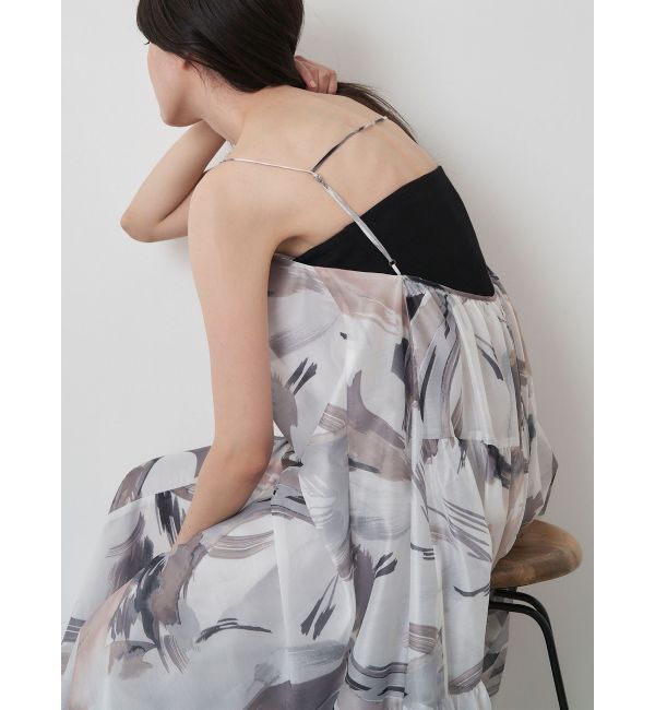 ELENDEEK「PAINTING PATTERN CAMI OP」|ワンピース|