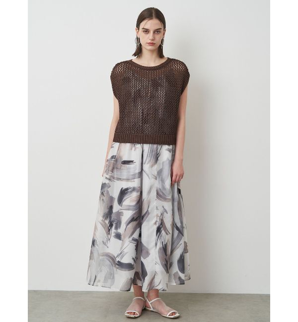 ELENDEEK「PAINTING PATTERN CAMI OP」|ワンピース|