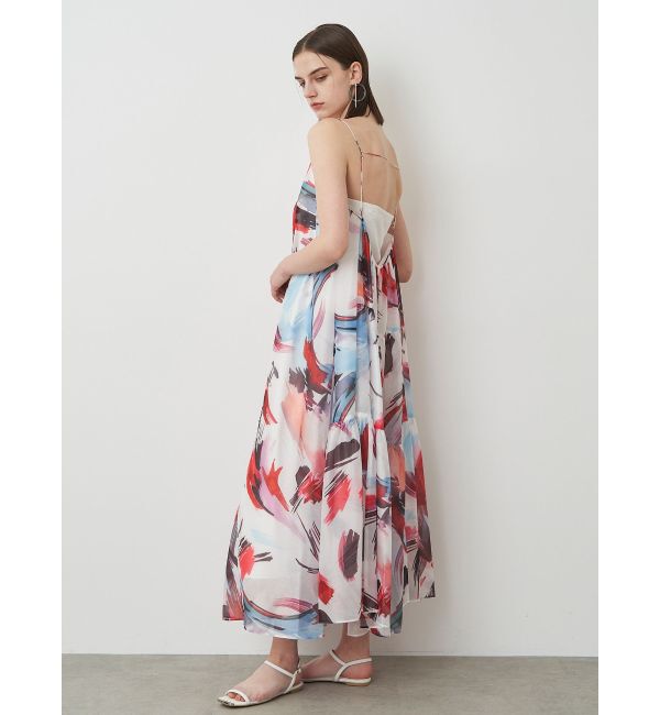 ELENDEEK「PAINTING PATTERN CAMI OP」|ワンピース|