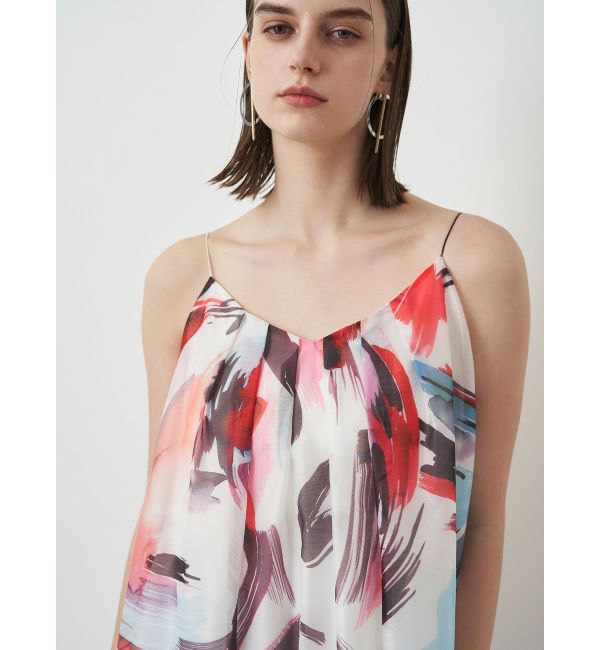 ELENDEEK「PAINTING PATTERN CAMI OP」|ワンピース|