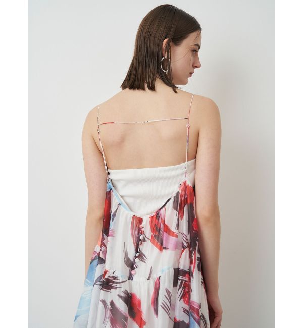 ELENDEEK「PAINTING PATTERN CAMI OP」|ワンピース|