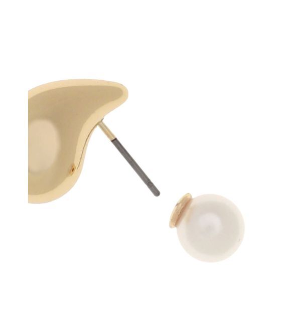 ELENDEEK「DROP PEARL SMALL PIERCE」|ピアス|