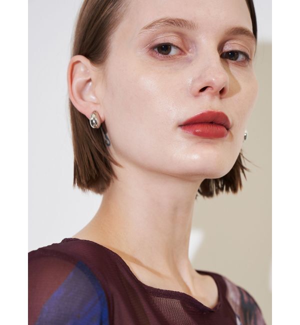 ELENDEEK「DROP PEARL SMALL PIERCE」|ピアス|