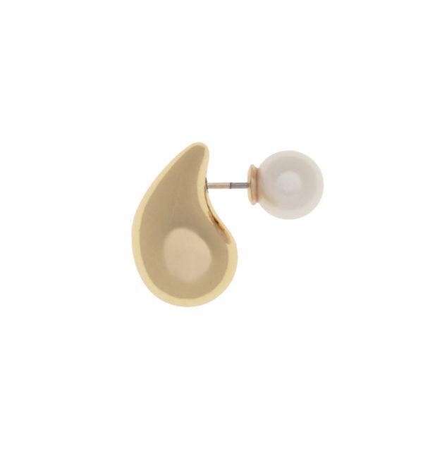 ELENDEEK「DROP PEARL SMALL PIERCE」|ピアス|
