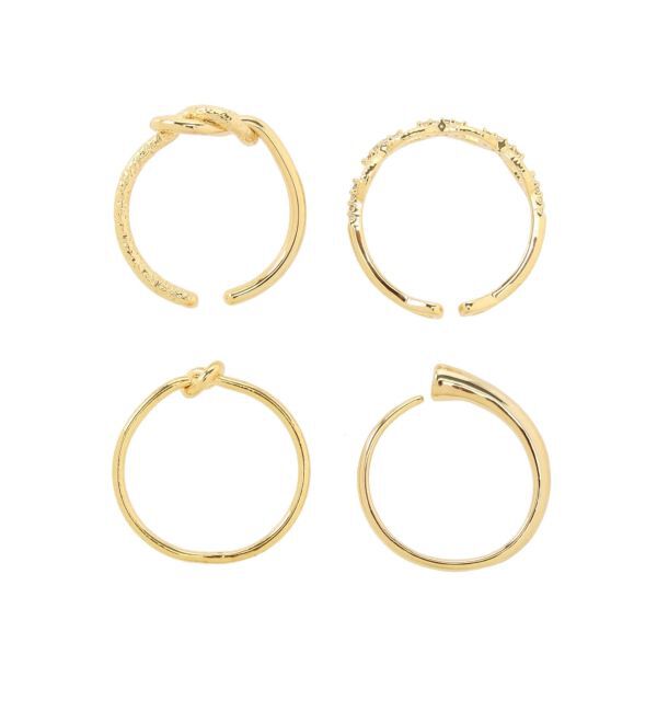 RESEXXY「ストーンコンビリング4点セット」|リング|