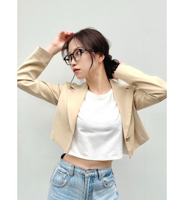 RESEXXY「タックデザインショートジャケット【セットアップ着用可能】」|その他|