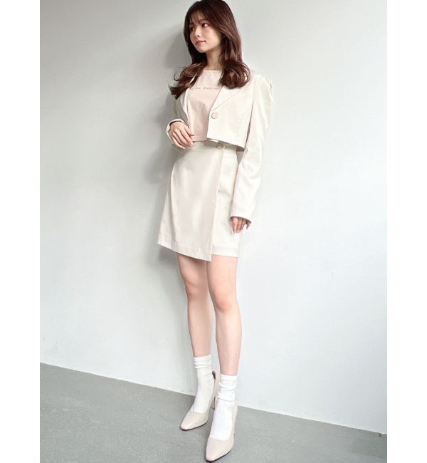 RESEXXY「タックデザインショートジャケット【セットアップ着用可能】」|その他|