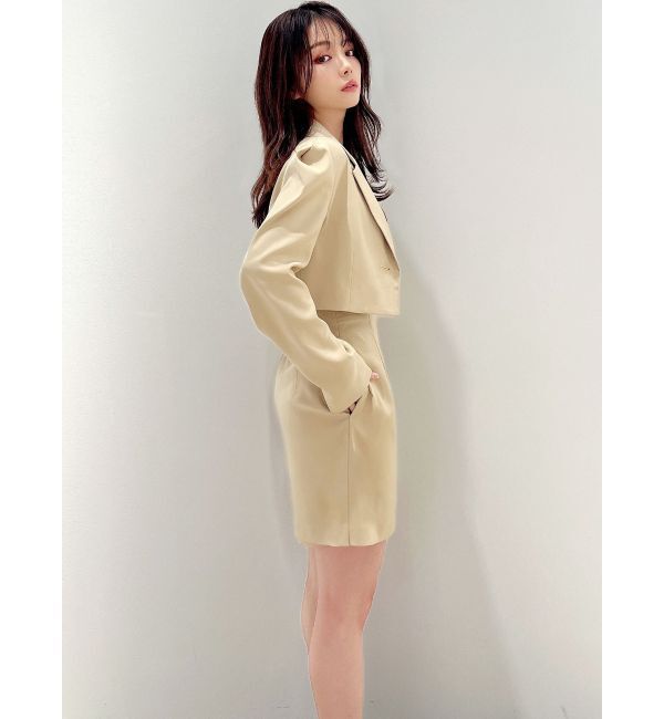 RESEXXY「タックデザインショートジャケット【セットアップ着用可能】」|その他|