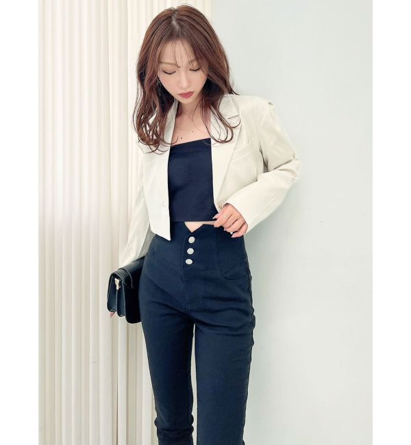 RESEXXY「タックデザインショートジャケット【セットアップ着用可能】」|その他|