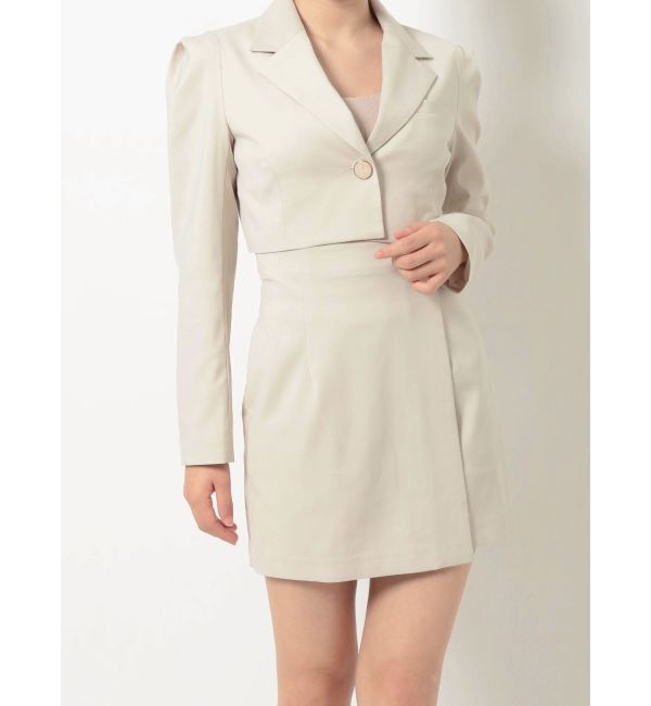 RESEXXY「タックデザインショートジャケット【セットアップ着用可能】」|その他|